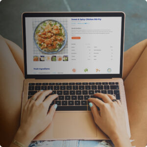 Custom built website for Blue Apron